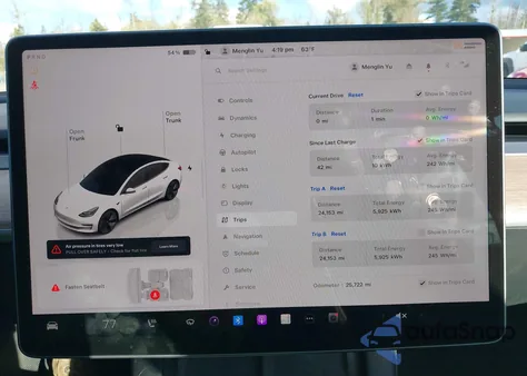 2023 Tesla Model 3 Rear-Wheel Drive from USA, damaged, VIN 5YJ3E1EA3PF569975
